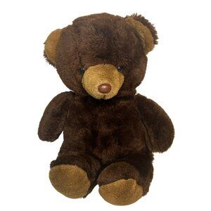 Vintage McCrory 1988 Brown Teddy Bear Plush Stuffed Animal 18-Inches